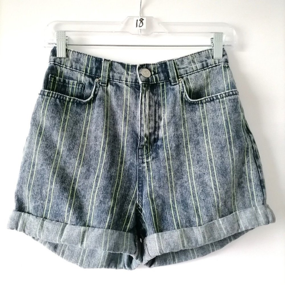 Urban Outfitters BDG Striped Denim Women Shorts
